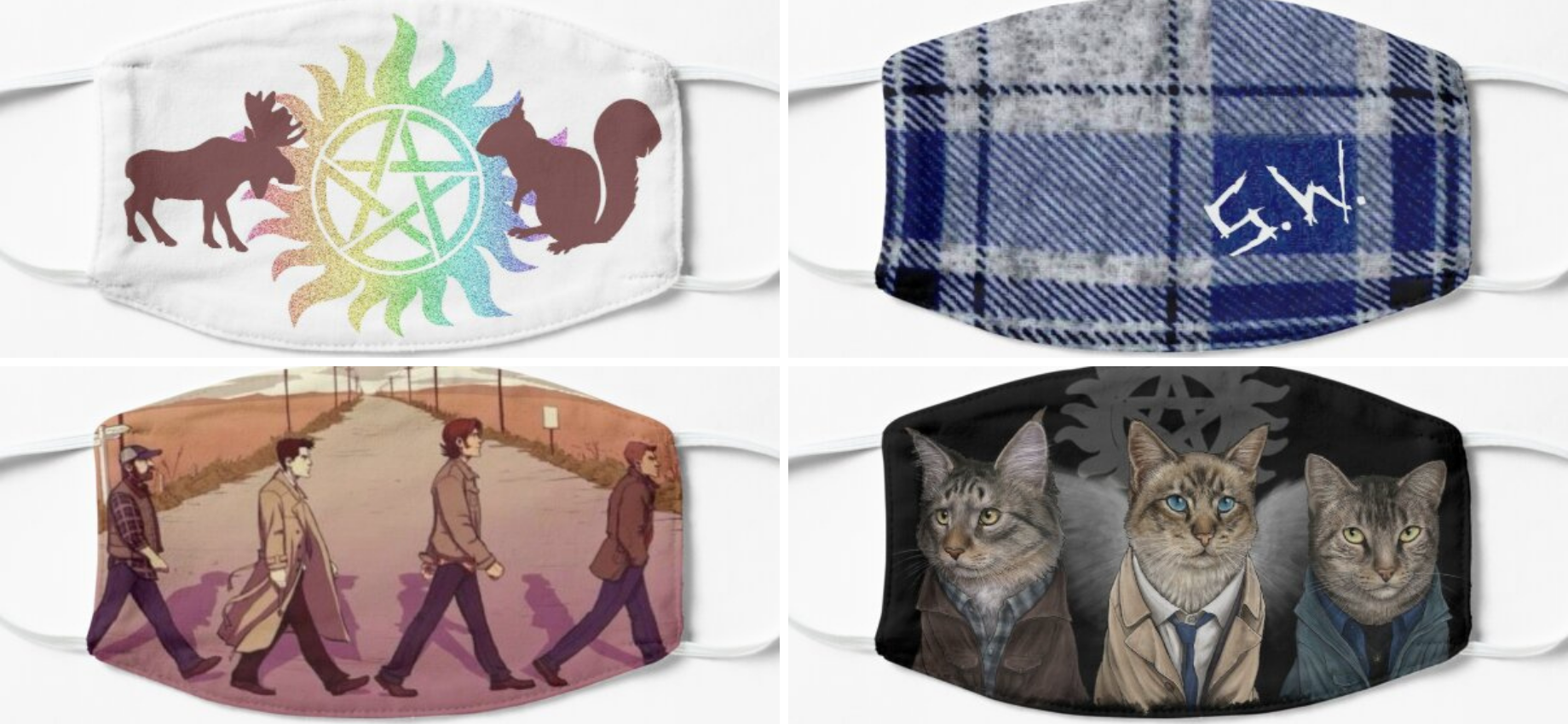 10 'Supernatural' Face Masks to Buy on Redbubble