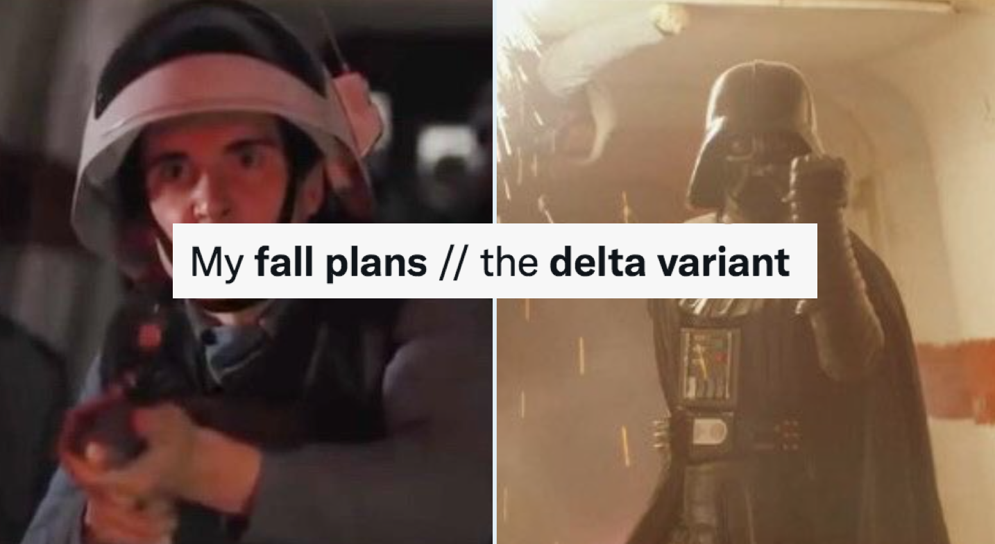 The Best 'My Fall Plans vs The Delta Variant' Memes to Distract from the State of the World