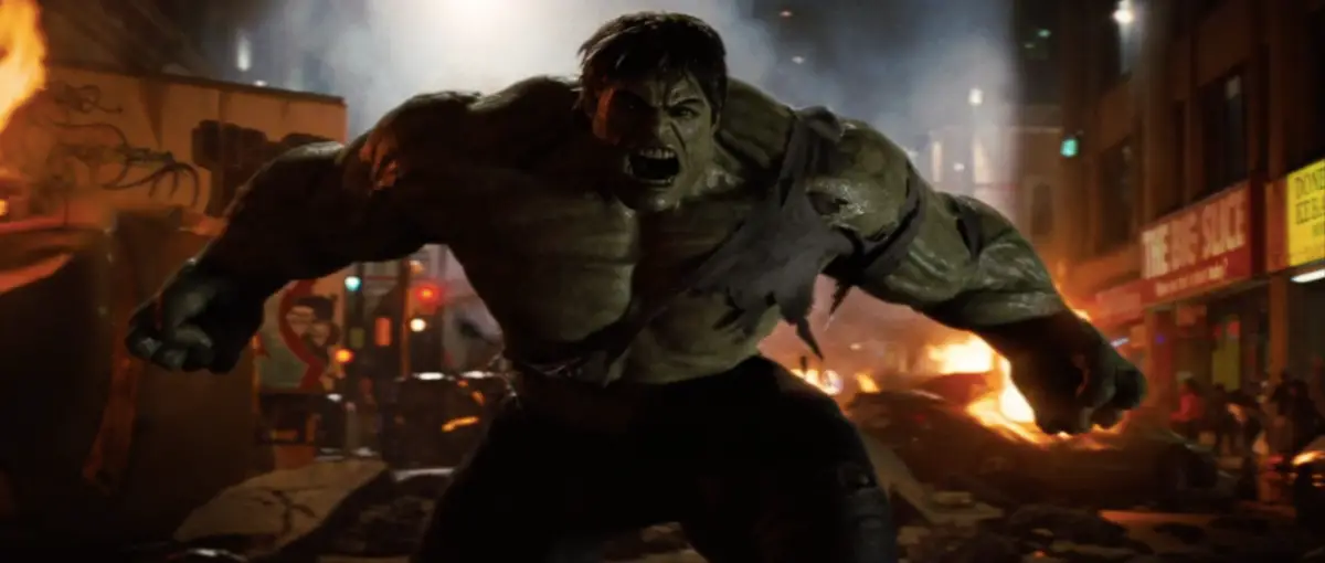 The Big Green Hulk Roars in The Incredible Hulk (2008)
