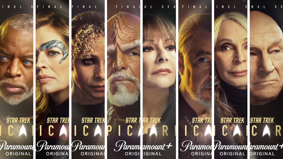Star Trek: Picard Season 3 Cast compilation of posters