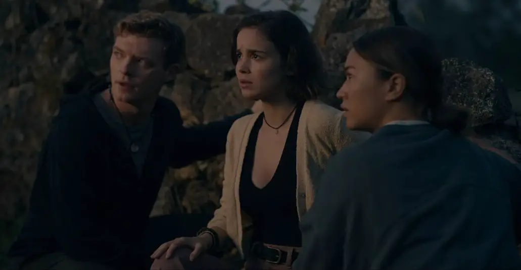 Miguel, Ava, and Beatrice from Warrior Nun 2x02 on Netflix