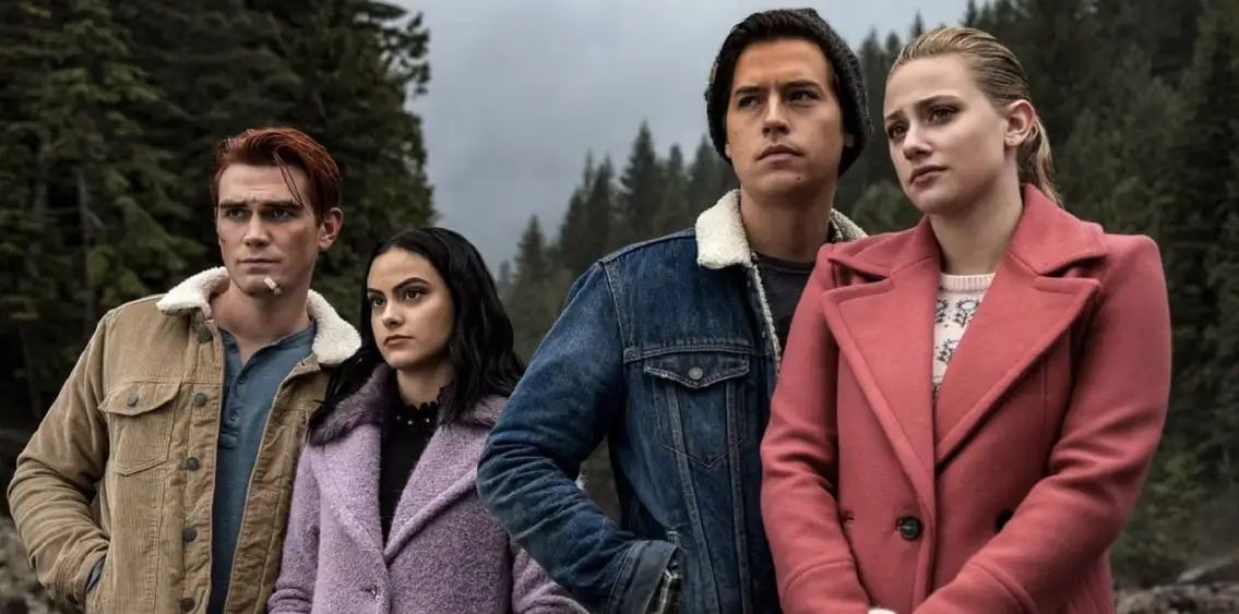 Archie, Veronica, Jughead, and Betty from Riverdale