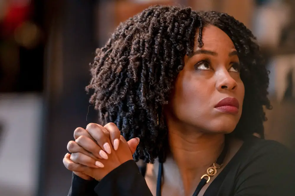 Law & Order: Organized Crime 3x13 -- Pictured: Danielle Moné Truitt as Sgt. Ayanna Bell -- (Photo by: Zach Dilgard/NBC)