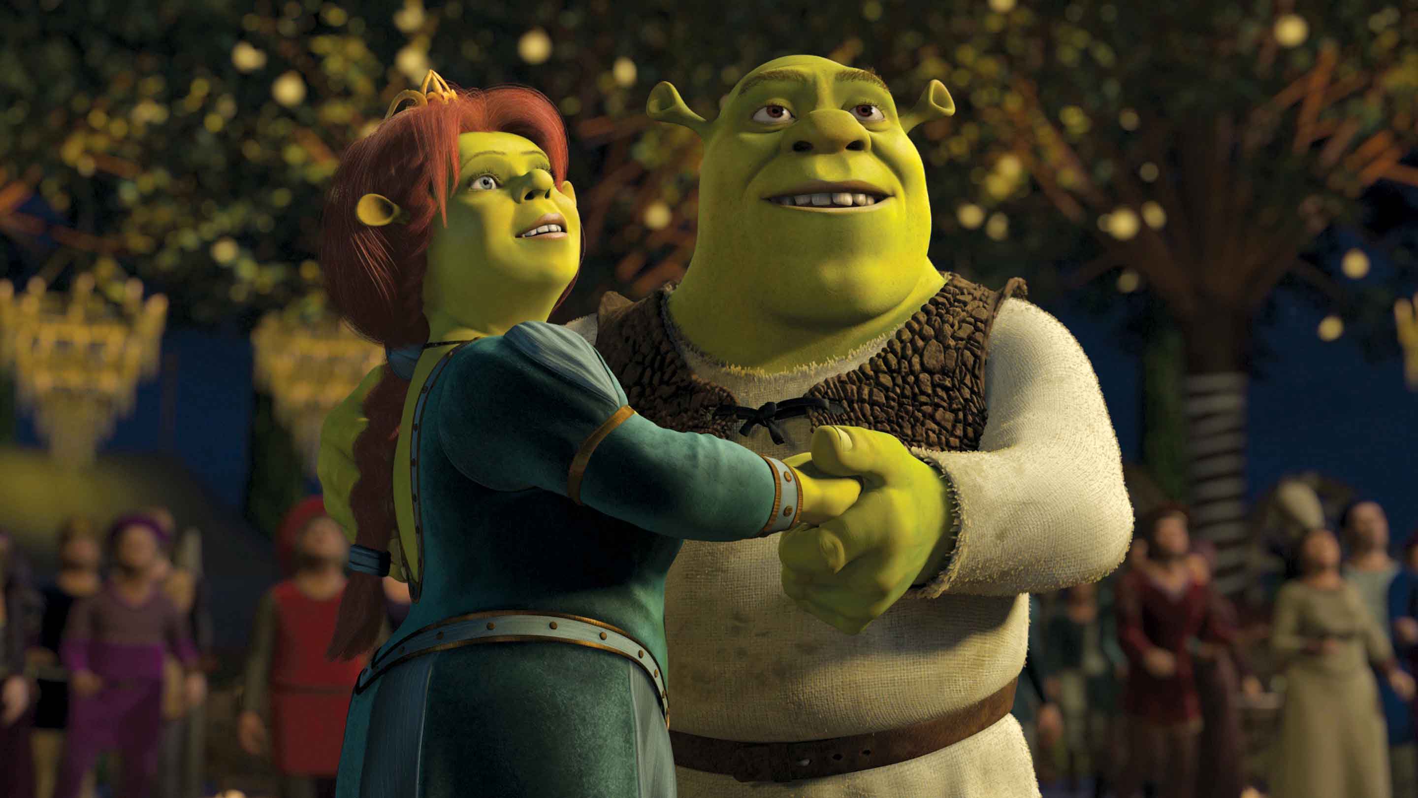 Fiona and Shrek from Shrek 2