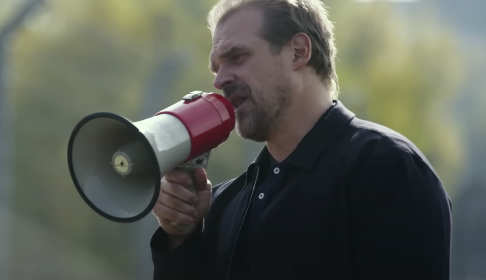David Harbour in Gran Turismo from Sony Pictures Entertainment