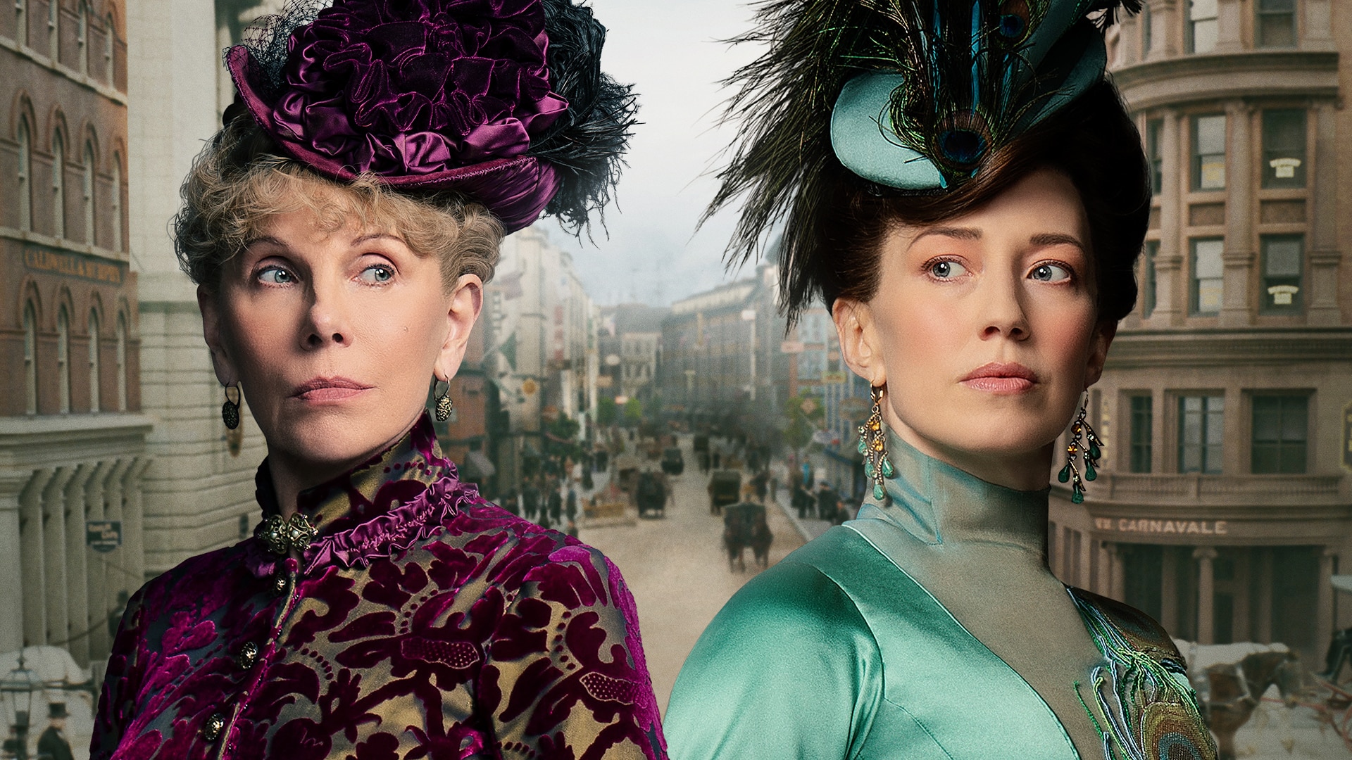 Christine Baranski and Carrie Coon in The Gilded Age. Courtesy of Max.