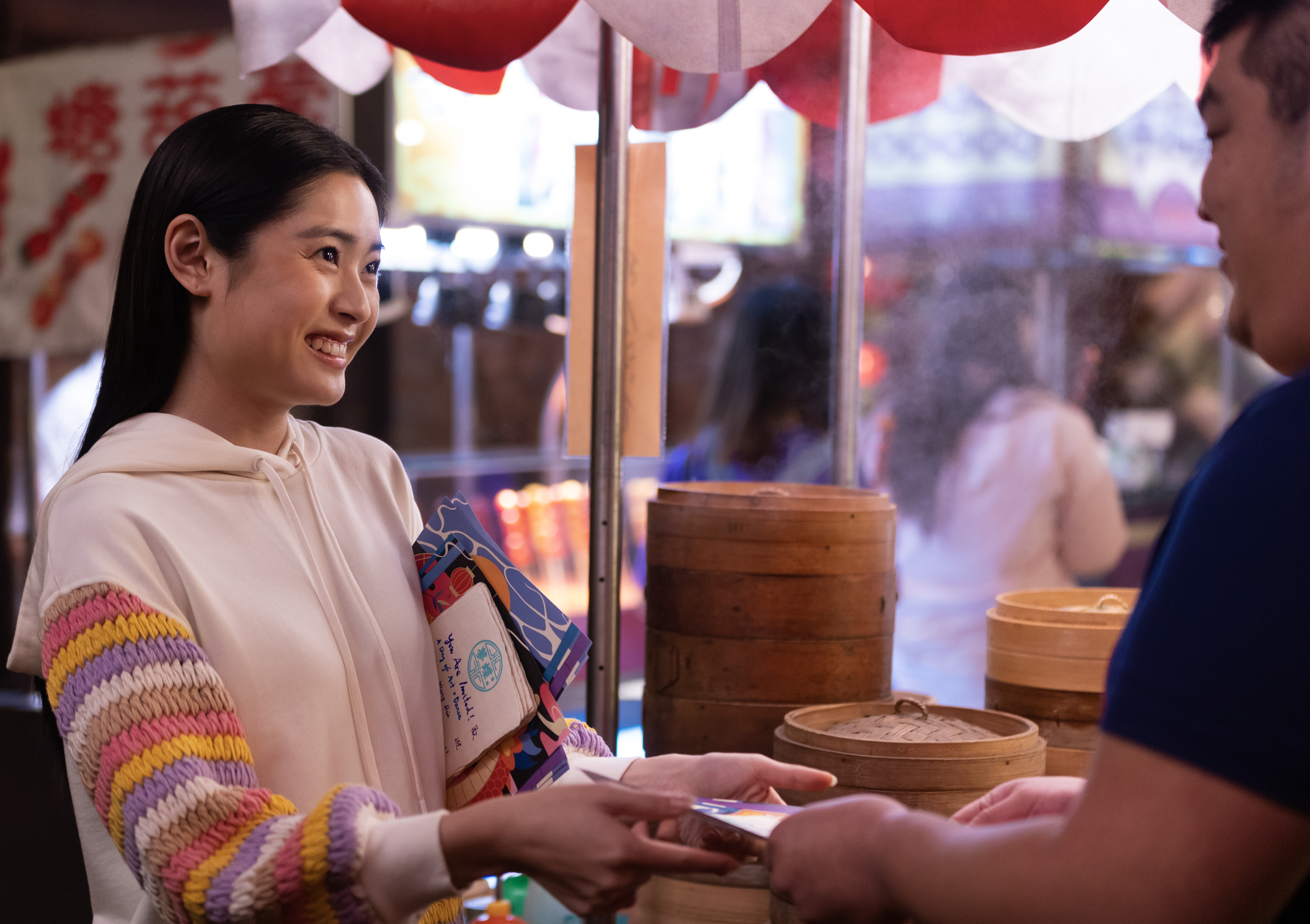 Ashley Liao as Ever Wong in Love in Taipei, streaming on Paramount+, 2023. Photo credit: Dragon 5/Paramount+ © 2022 Lions Gate Films, Inc. and Vicarious Entertainment, LLC d/b/a Ace Entertainment. All rights reserved.