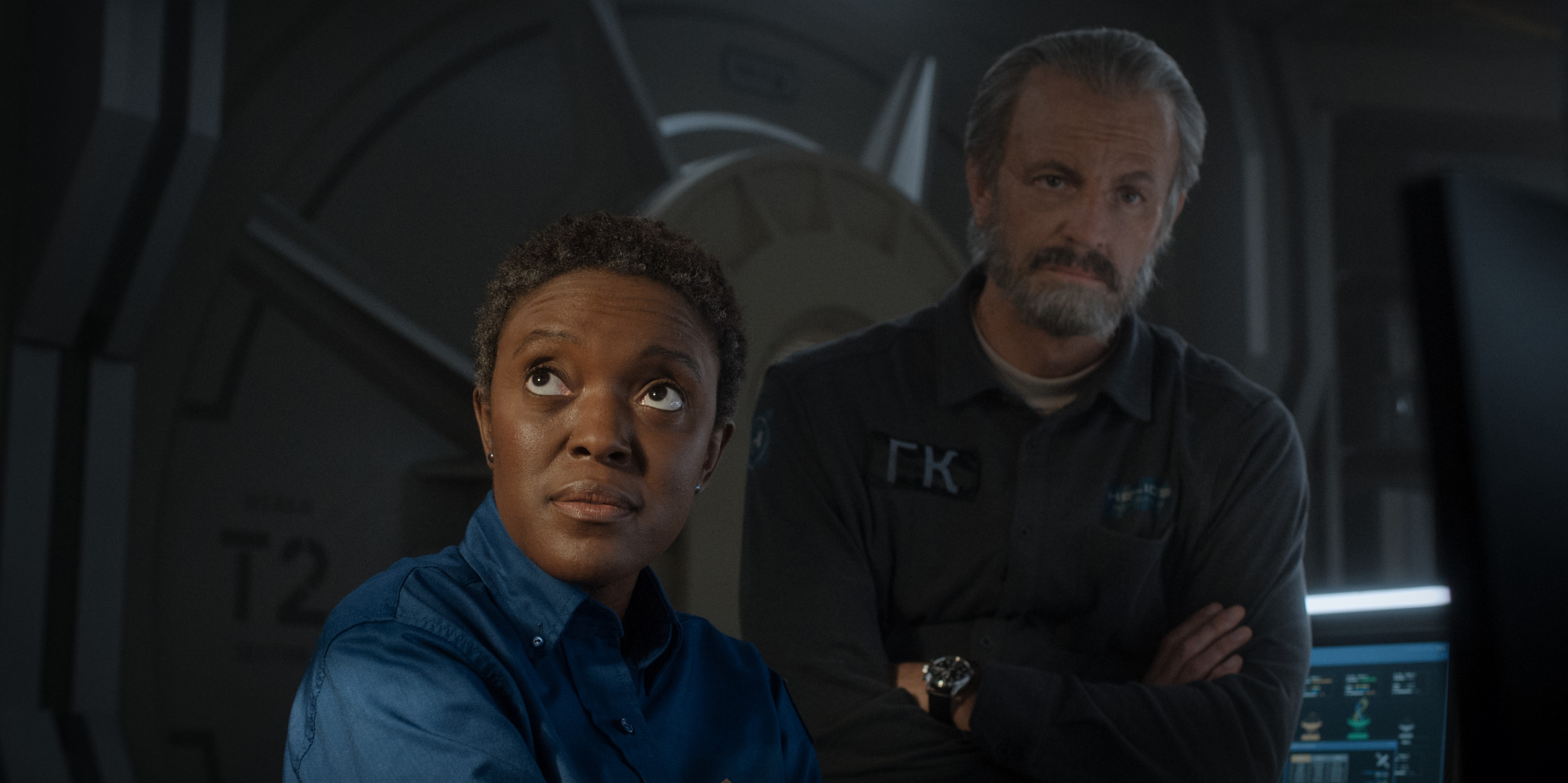 For All Mankind 4x03 Krys Marshall and Joel Kinnaman in "For All Mankind," now streaming on Apple TV+.