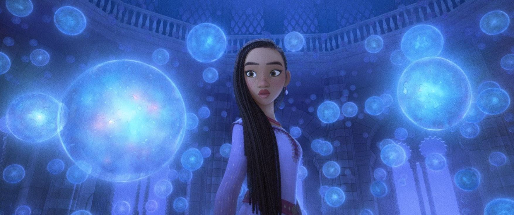 Ariana de Bose as Asha in Wish. Courtesy of Disney.