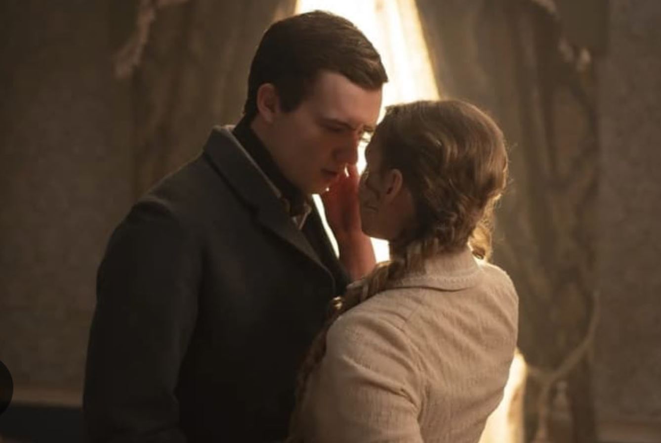 Matt Olsen as William Wellington and Laura Marcus as Eliza Scarlet in Miss Scarlet and the Duke 4x03. Courtesy of PBS.