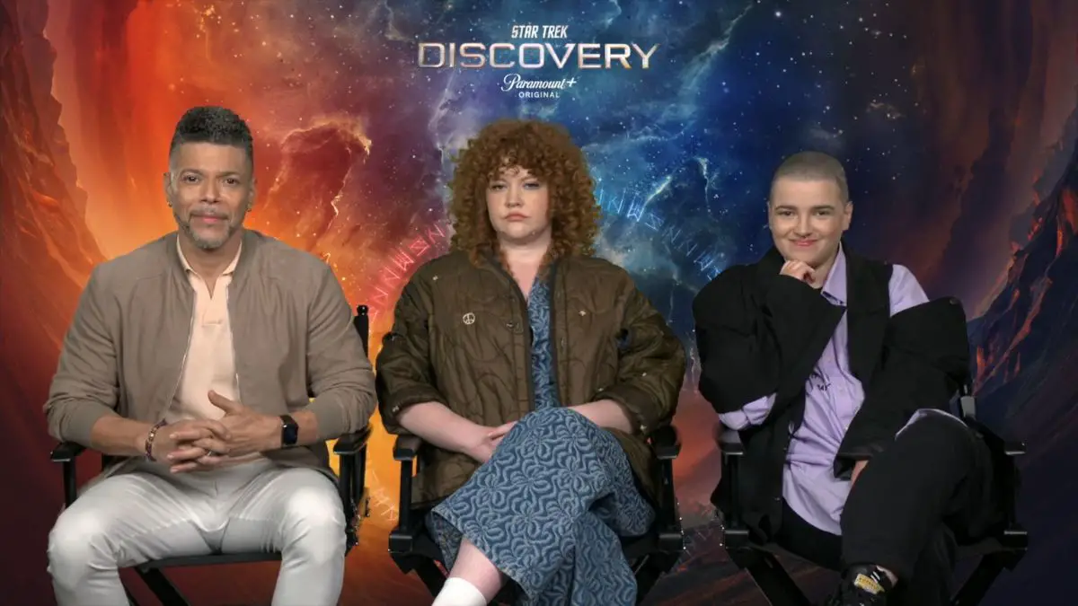 Wilson Cruz, Mary Wiseman, and Blu del Barrio for Star Trek: Discovery