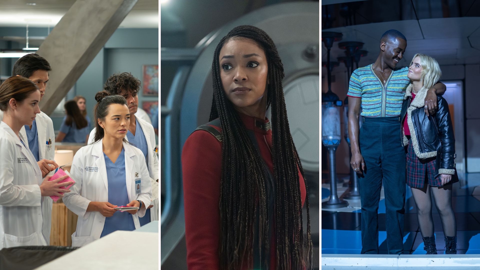 Grey's Anatomy, Star Trek: Discovery, and Doctor Who