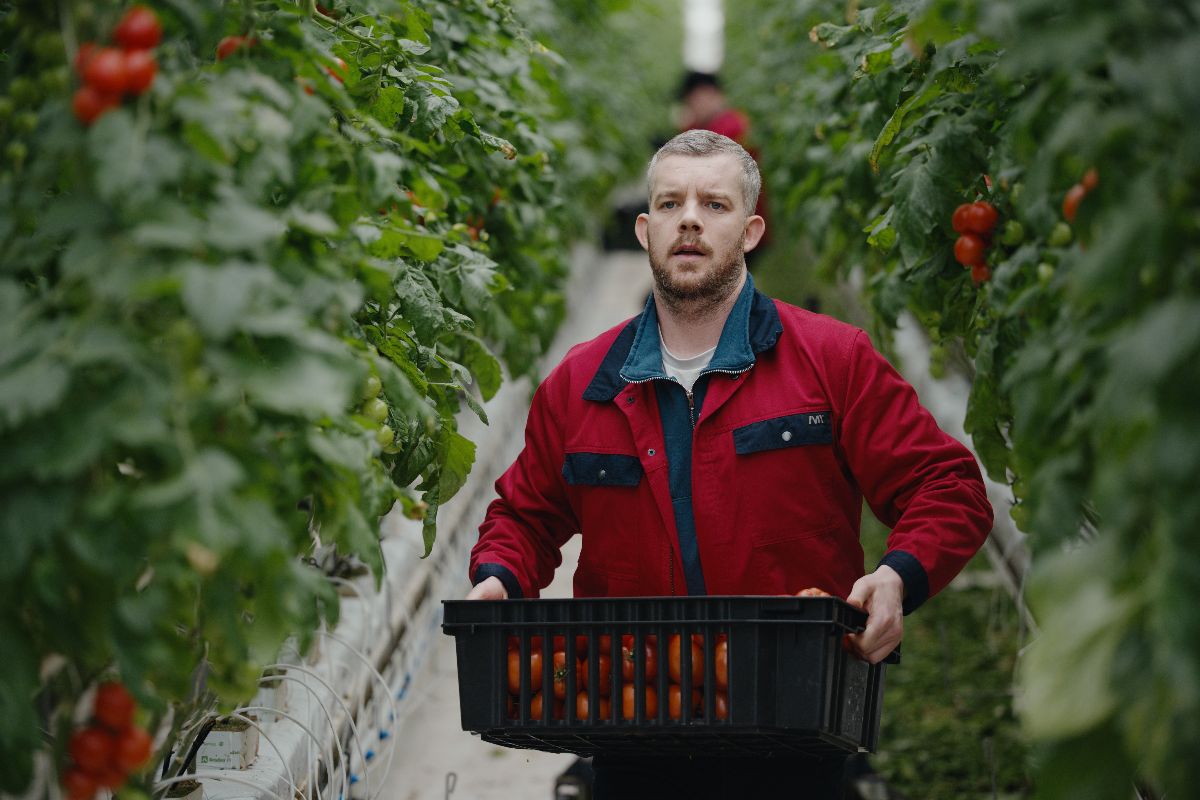 Russell Tovey as Charlie in Viaplay's TV series The Fortress.
