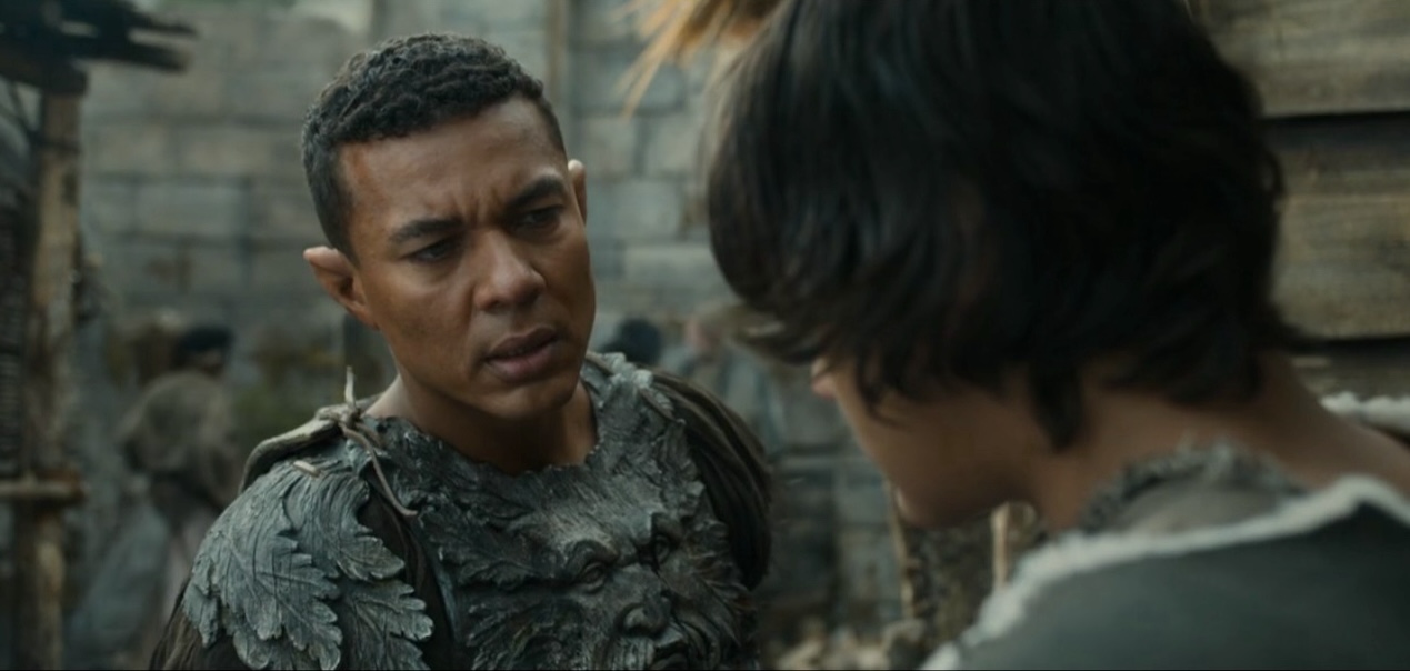 Arondir and Theo in The Rings of Power 2x03
