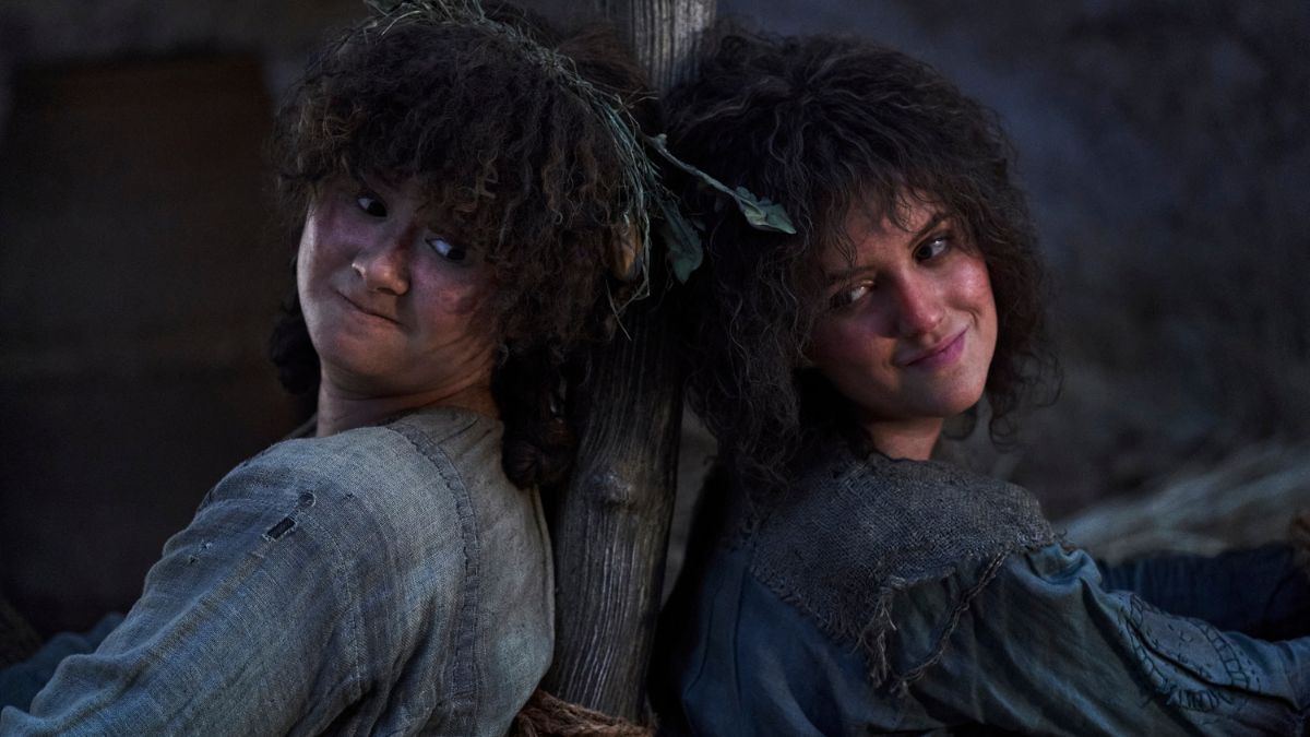 Megan Richards and Markella Kavenagh in The Lord of the Rings: The Rings of Power episode 4