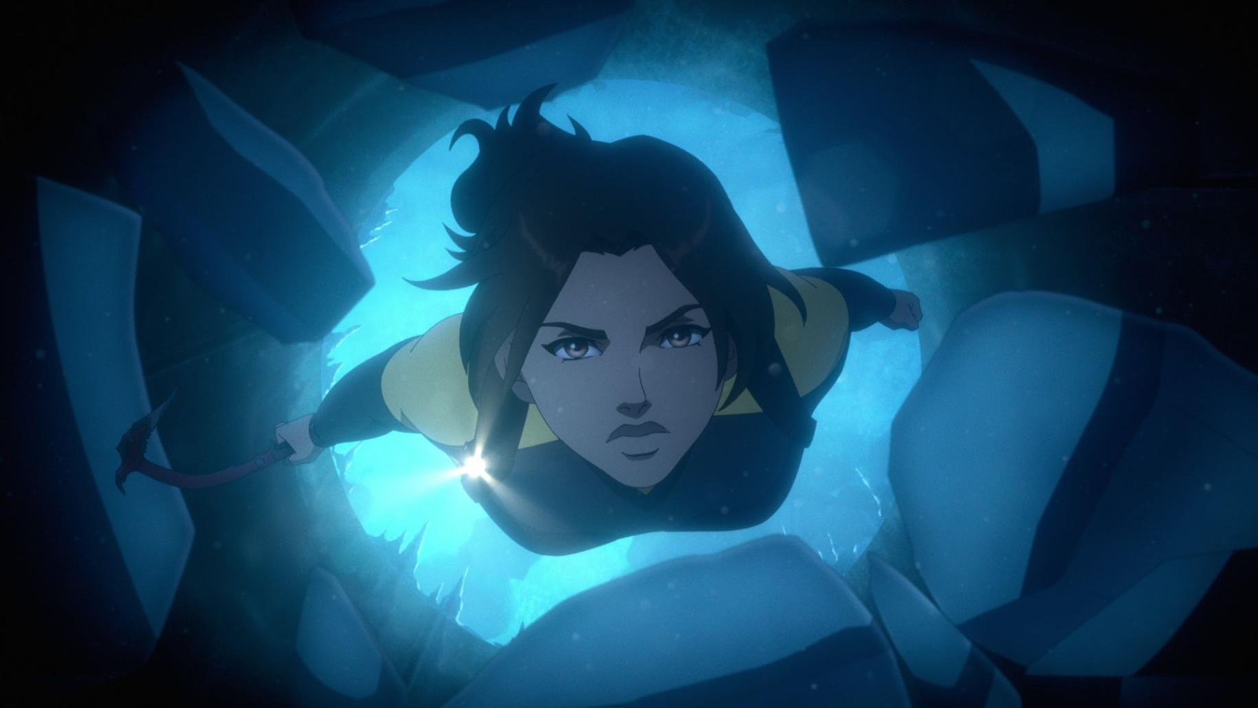 Tomb Raider: The Legend of Lara Croft. Hayley Atwell as Lara Croft in Tomb Raider: The Legend of Lara Croft. Cr. COURTESY OF NETFLIX © 2024