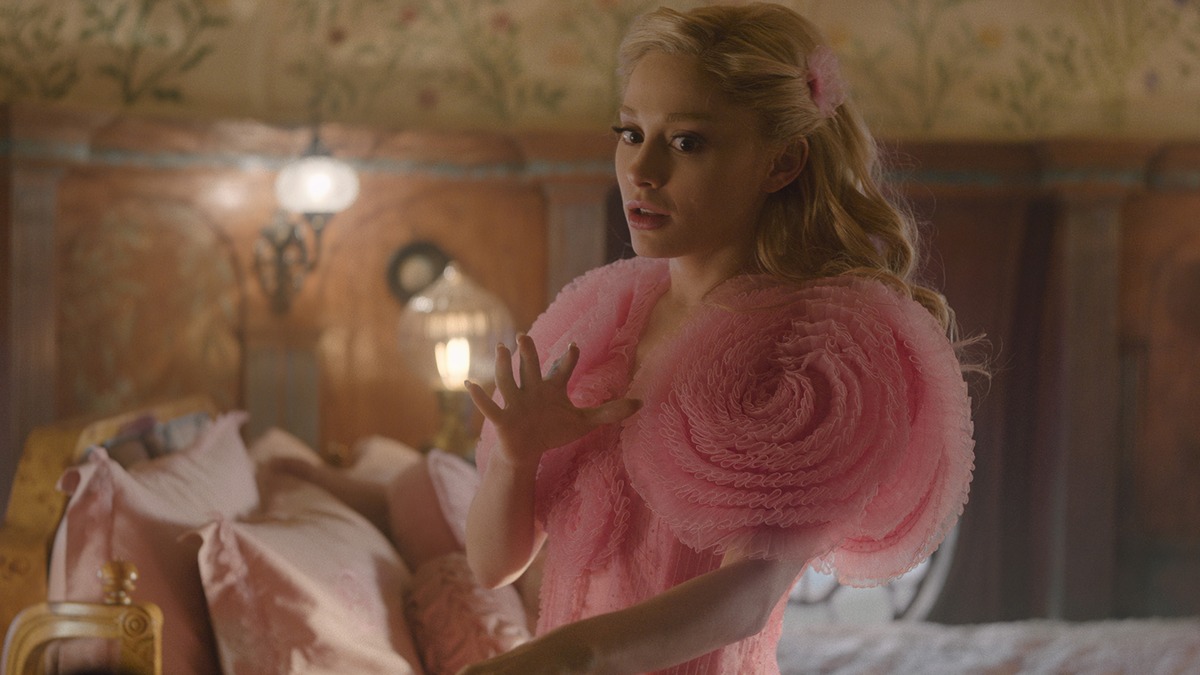 Ariana Grande as Glinda in a 'Wicked' movie feature