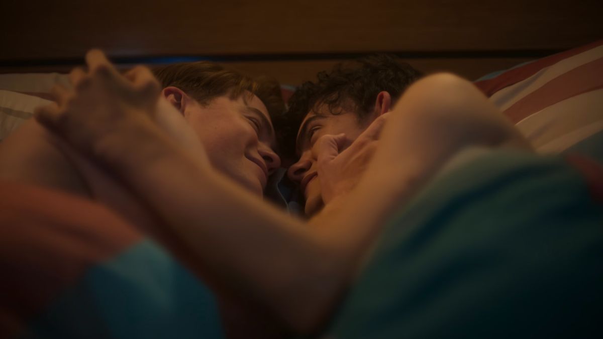 Nick and Charlie in Heartstopper Season 3 Episode 8 "Apart"