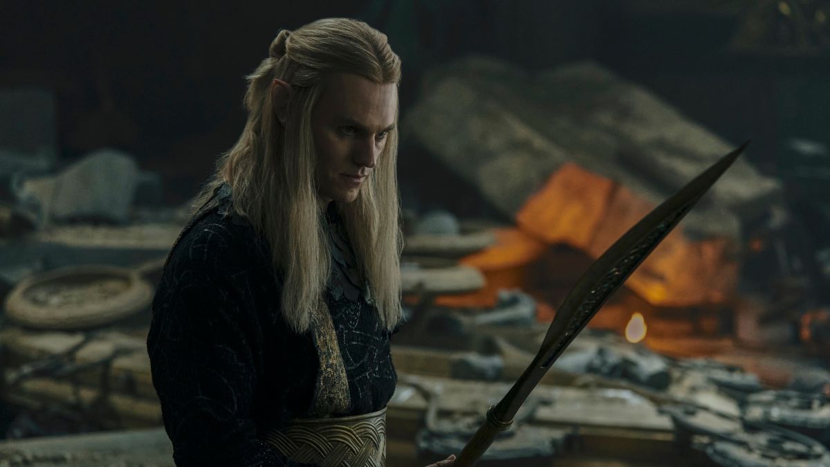 Charlie Vickers as Annatar in The Lord of the Rings: The Rings of Power 2x08