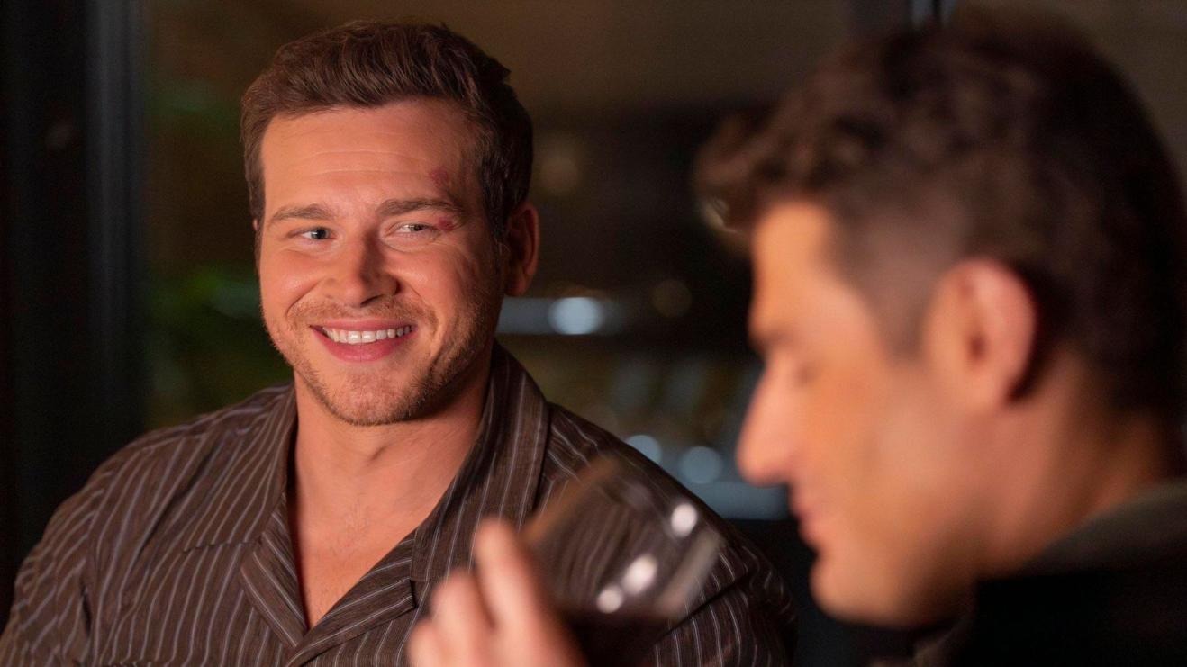 Oliver Stark and Louis Ferrigno Jr. on '9-1-1' season 7.