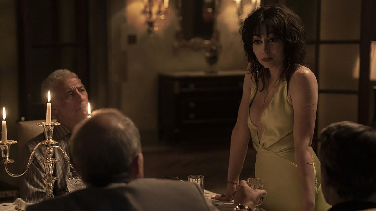 Cristin Milioti as Sofia Flacone in The Penguin. Courtesy of Max.