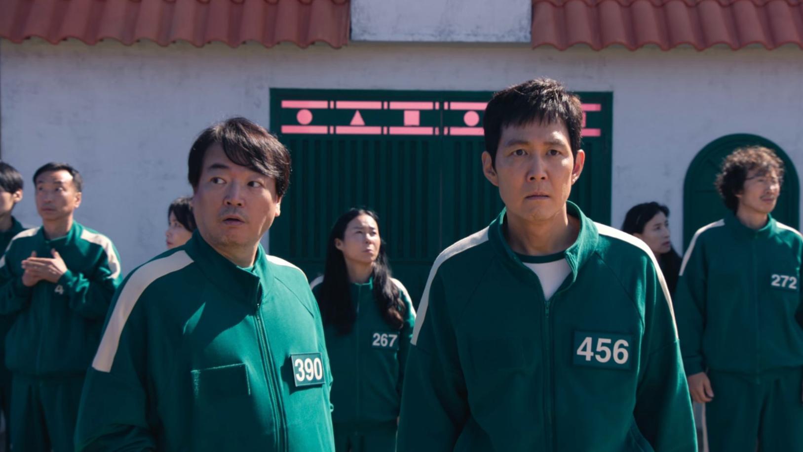 Lee Seo-hwan as Jung-bae as Lee Jung-jae as Gi-hun in Squid Game season 2 episode 3