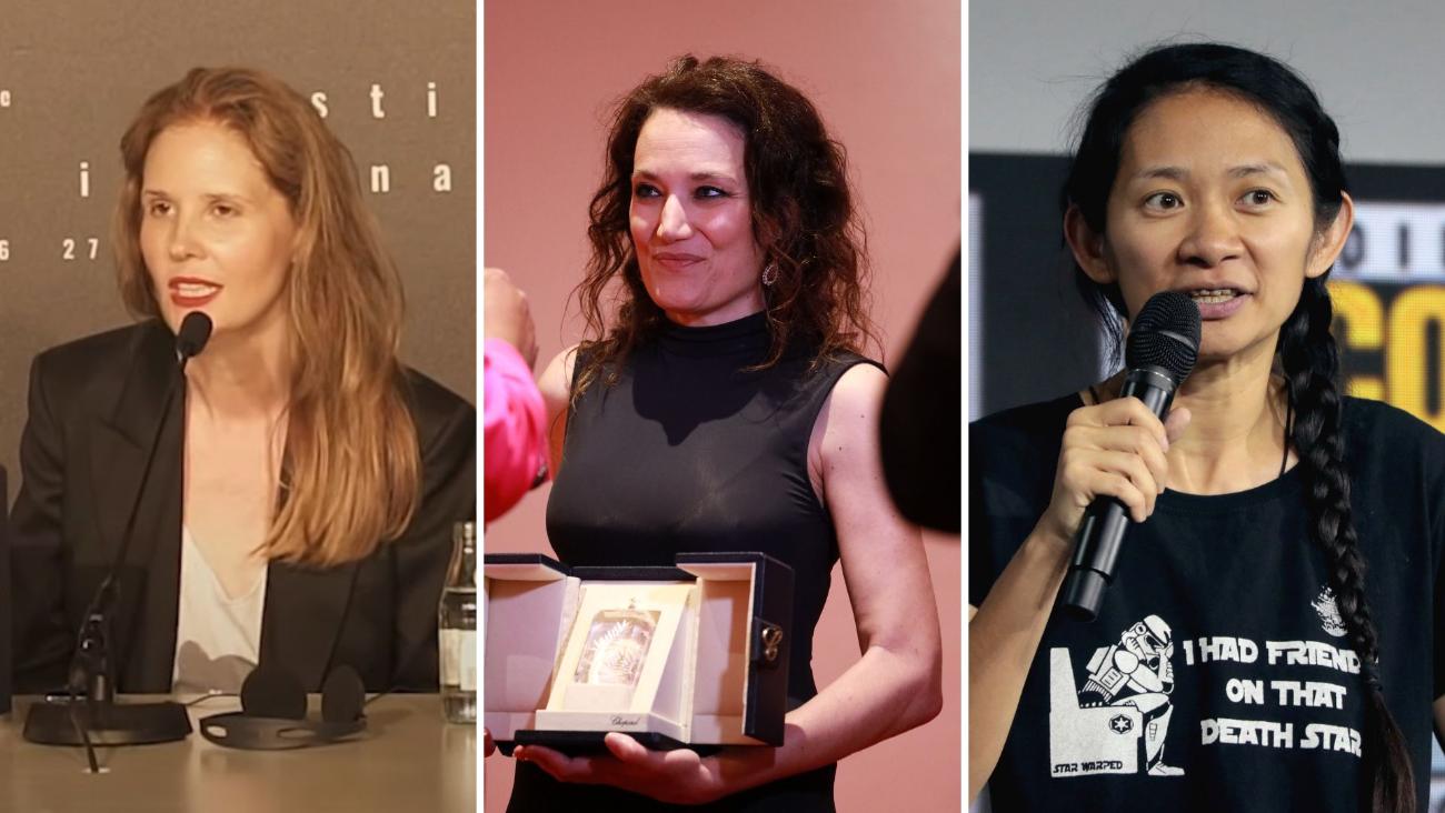 Festival de Cine de Cannes 2023 con Jean-Christophe Berjon | Último capítulo, Coralie Fargeat at the 2024 Cannes Film Festival, and Chloe Zhao promoting Eternals at 2019 San Diego Comic-Con for women directors oscars list