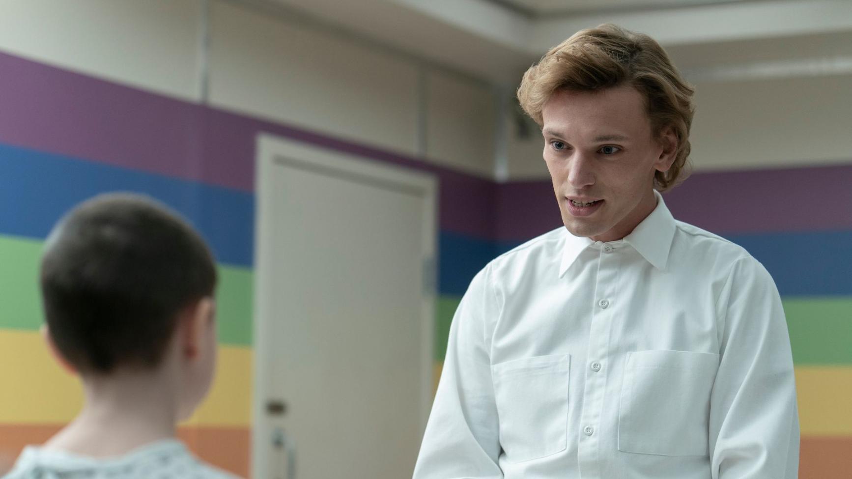 STRANGER THINGS. Jamie Campbell Bower as Peter Ballard in STRANGER THINGS. Cr. Tina Rowden/Netflix © 2022