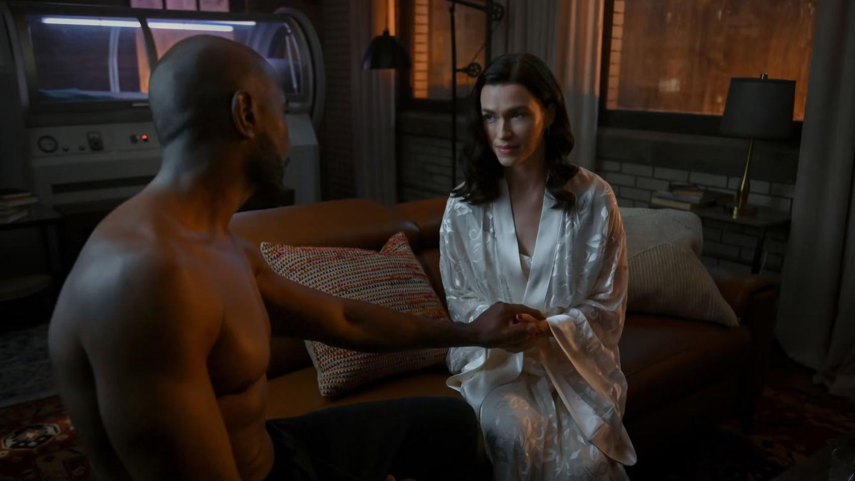 Watson season 1 episode 8 "A variant of Unknown Significance." Photo: Colin Bentley/CBS ©2024 CBS Broadcasting, Inc. All Rights Reserved.