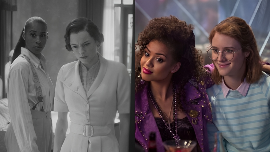 Scenes from Hotel Reverie (L) and San Junipero (R)