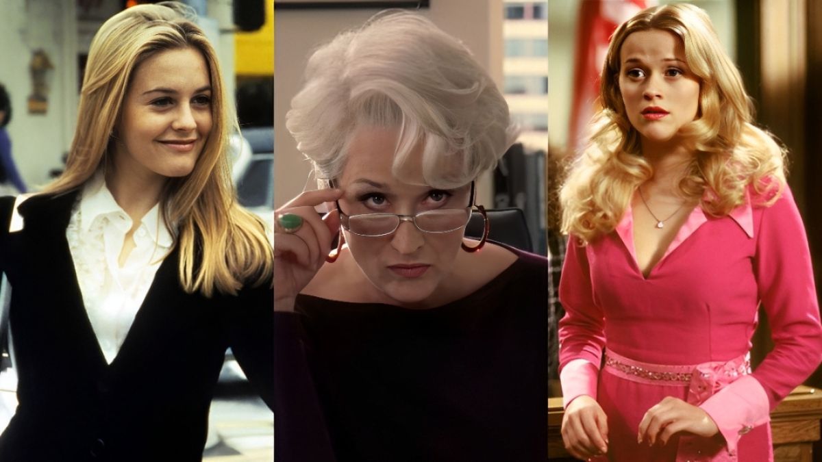 (L-R) Scenes from Clueless, The Devil Wears Prada, and Legally Blonde, all receiving spin-offs in 2025