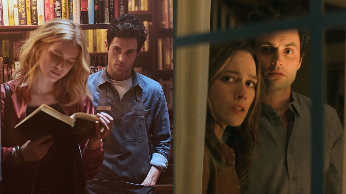 Joe Goldberg with Beck and Love in Netflix’s You