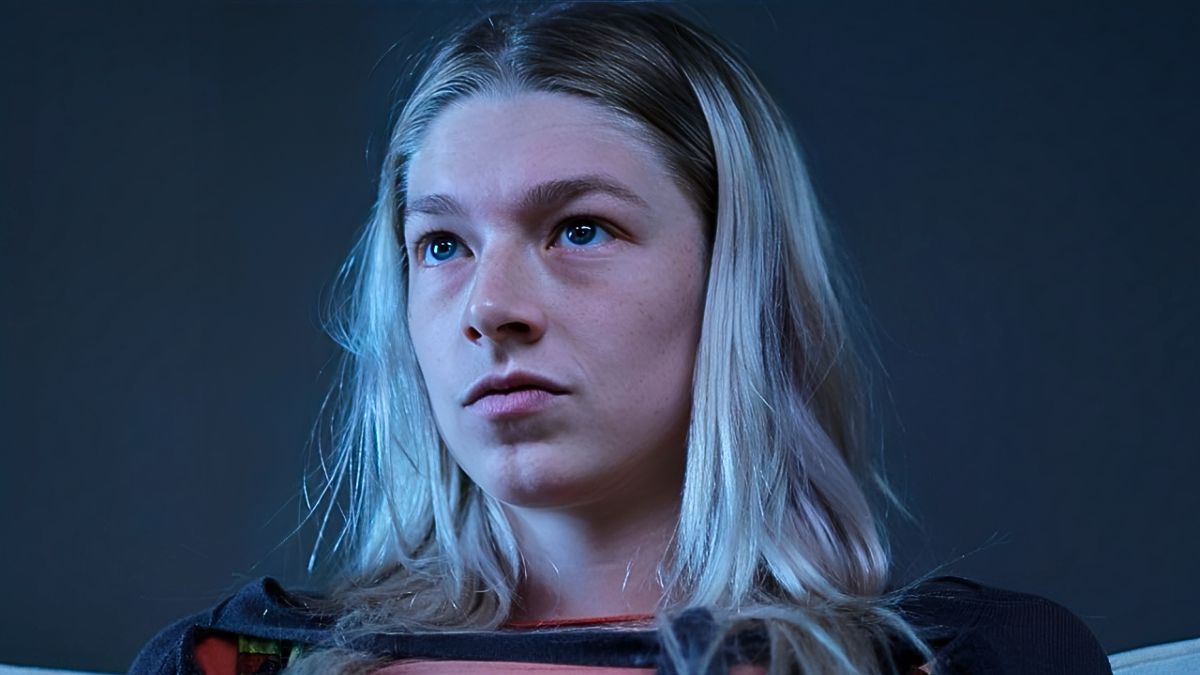 Hunter Schafer in a Euphoria episode titled Fuck Anyone Who's Not a Sea Blob
