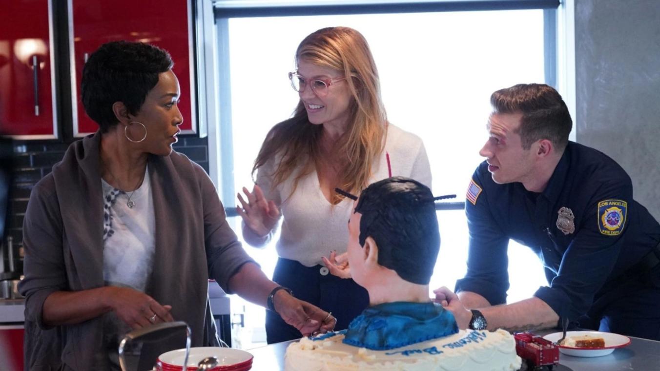 Athena, Abby, and Buck from 9-1-1 Season 1 Episode 6 "Heartbreaker"