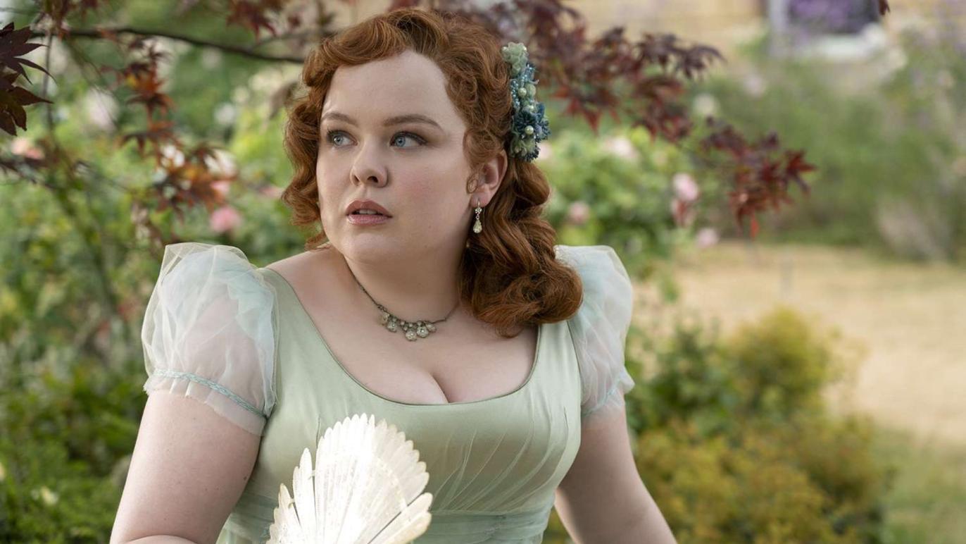 Nicola Coughlan in Bridgerton Season 3