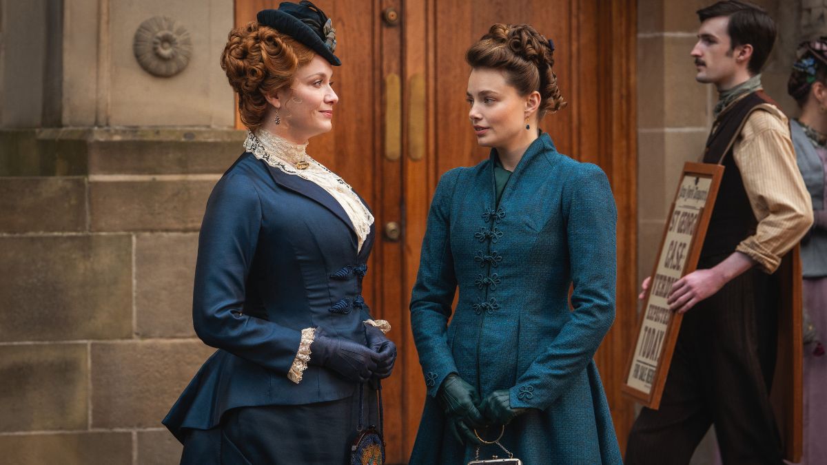 The Buccaneers Season 2, Episode 7, "All Rise" - Christina Hendricks and Kristine Frøseth