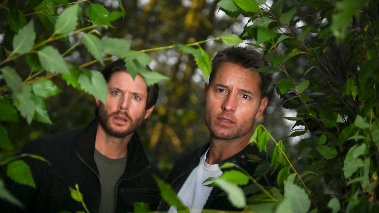 Jensen Ackles and Justin Hartley on Tracker