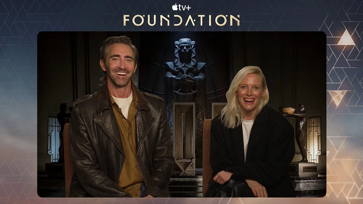 Lee Pace and Laura Birn Foundation Season 3 interview