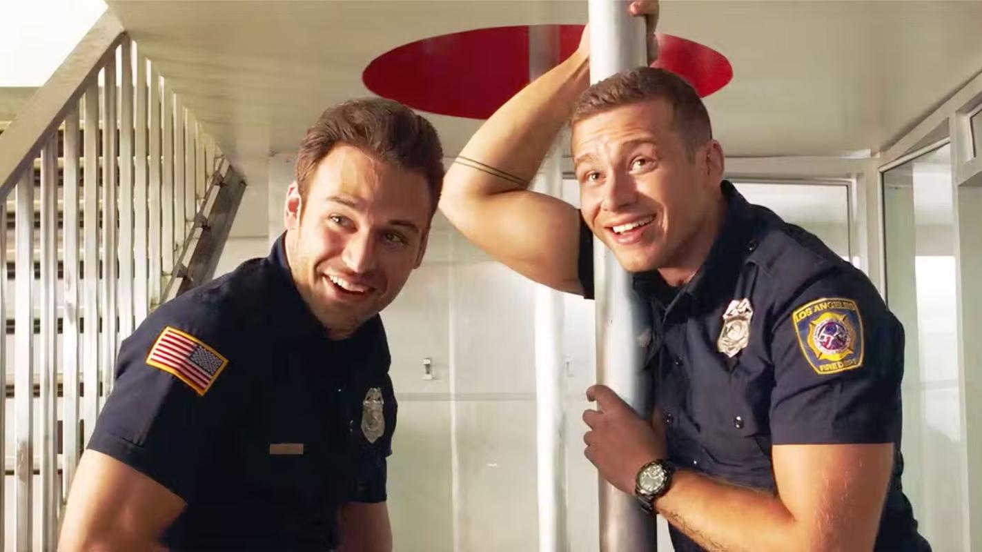 Eddie and Buck in 9-1-1 Season 2 Episode 4 "Stuck"