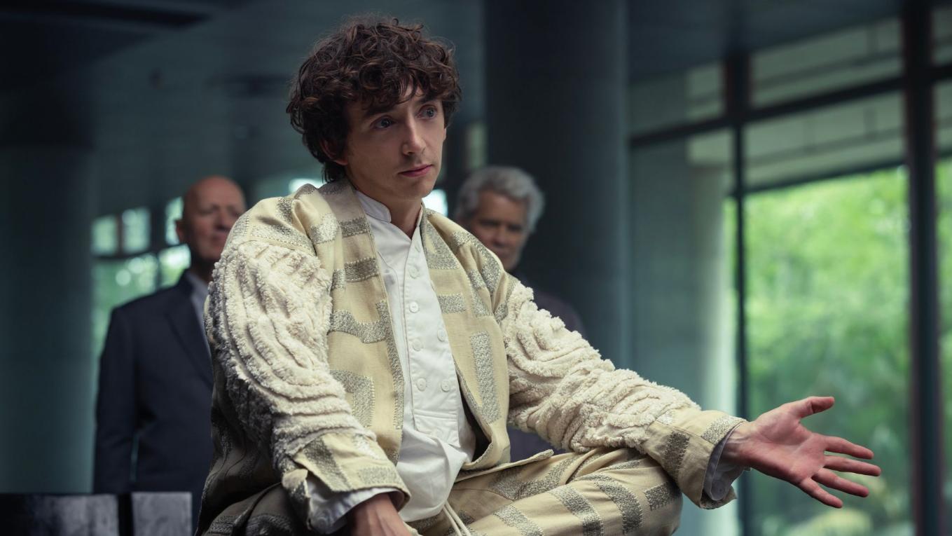 FX's Alien: Earth -- "The Fly" -- Season 1, Episode 6 (Airs Tues, Sept 9) -- Pictured: Samuel Blenkin as Boy Kavalier. CR: Patrick Brown/FX