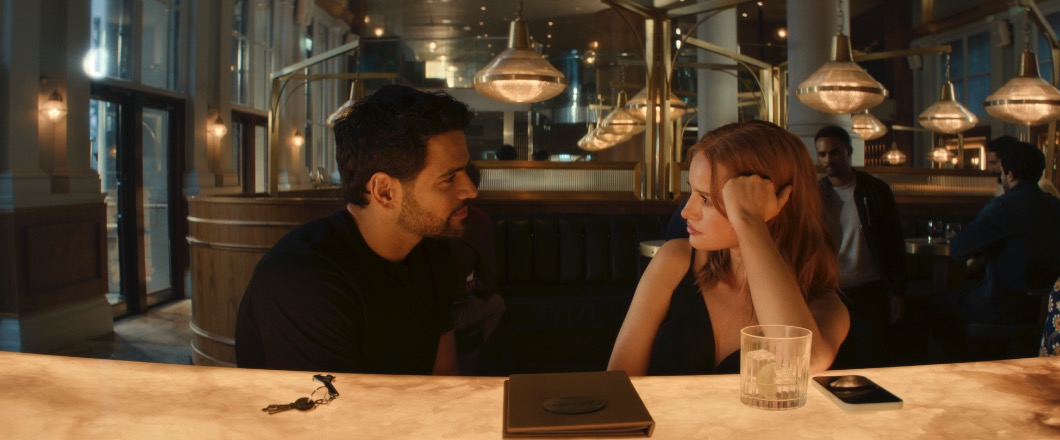 [L-R] Jacob Scipio as “Beau” and Madelaine Petsch as “Charlie O’Malley” in the Romantic-Comedy, MAINTENANCE REQUIRED, an Amazon MGM Studios release.