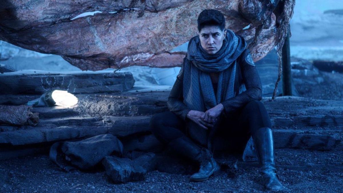 Melissa Navia as Lt. Erica Ortegas in Star Trek: Strange New Worlds season 3 episode 9 "Terrarium."