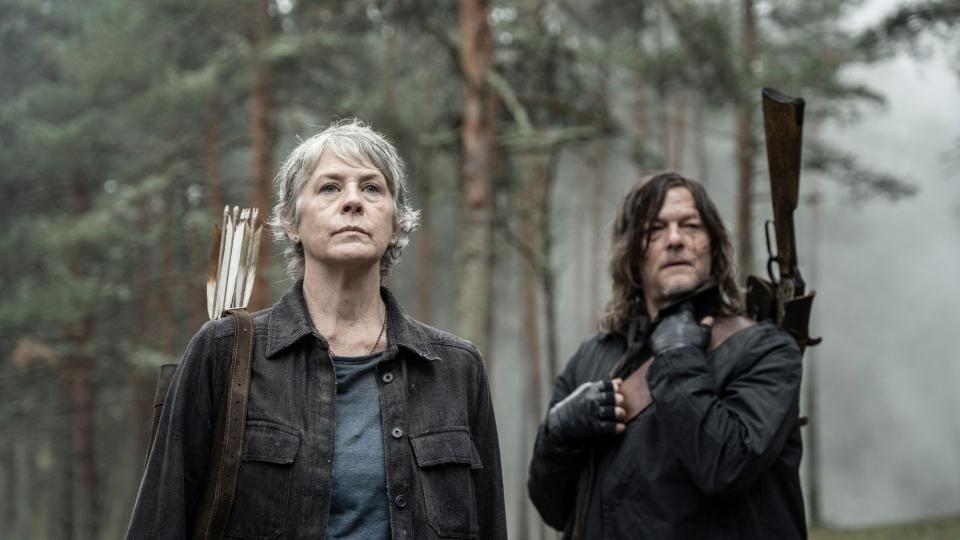 Carol and Daryl in Spain in Daryl Dixon Season 3, Episode 2.