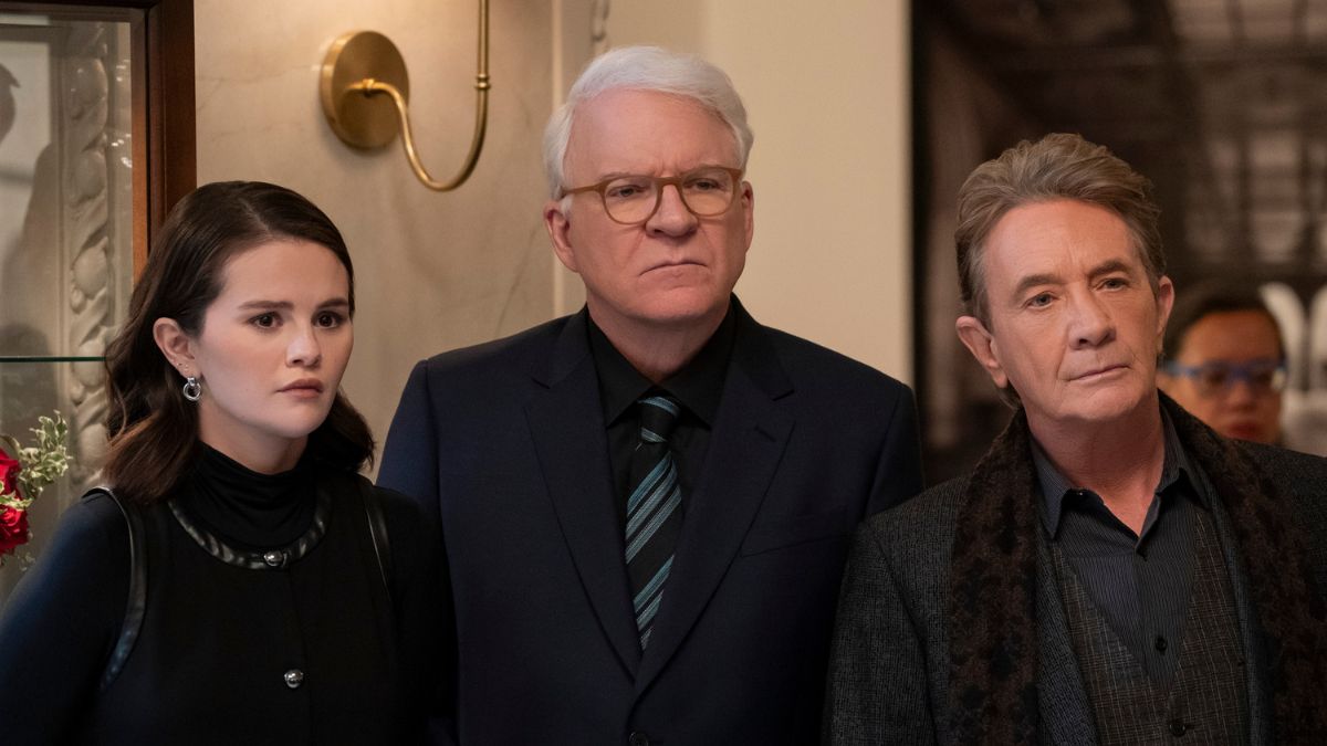 SELENA GOMEZ, STEVE MARTIN, MARTIN SHORT IN ONLY MURDERS IN THE BUILDING SEASON 5