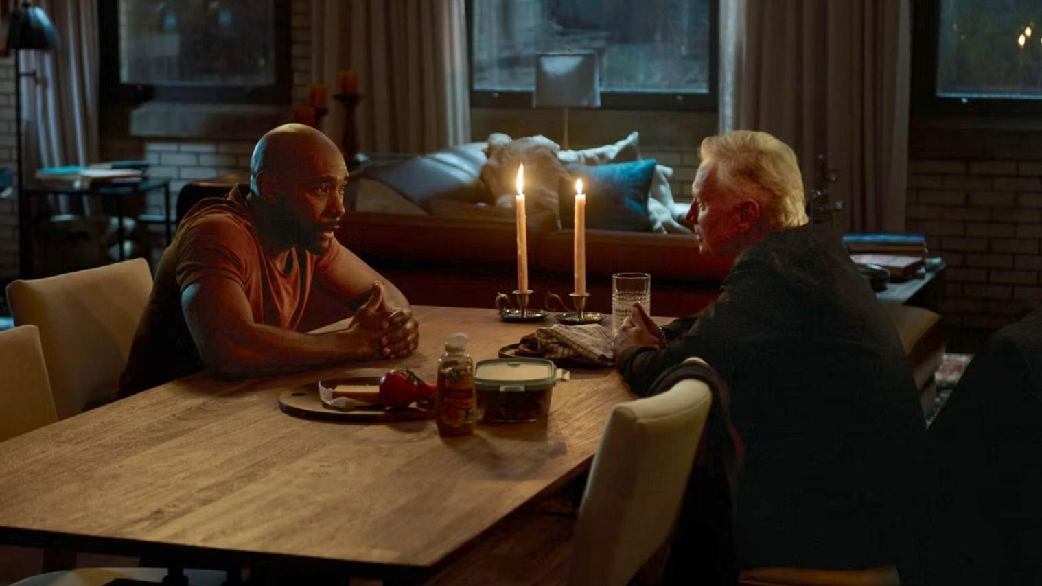 Pictured (L-R): Morris Chestnut as Dr. John Watson and Robert Carlyle as Sherlock Holmes Photo: Sergei Bachlakov/CBS ©2025 CBS Broadcasting, Inc. All Rights Reserved.