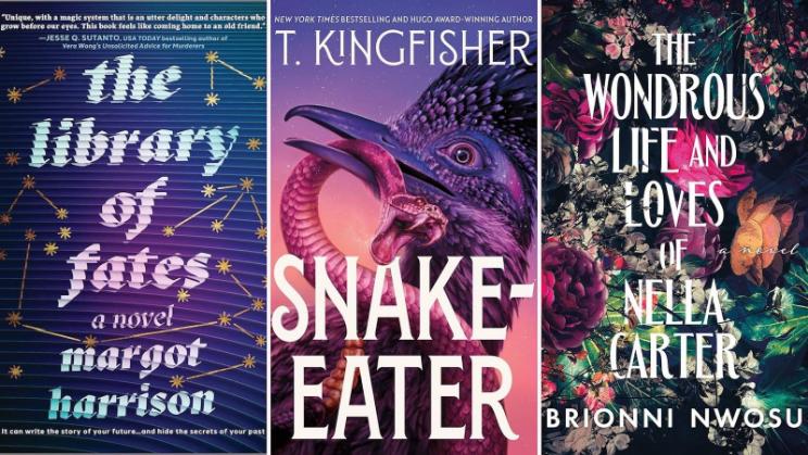 The Library of Fates; Snake-Eater; The Wondrous Life and Loves of Nella Carter