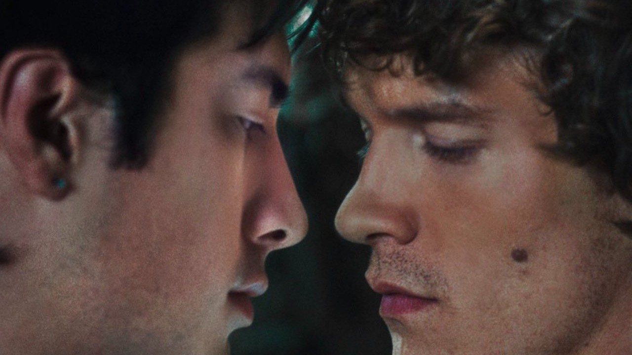 Hudson Williams and Connor Storrie in Quinn's Ember & Ice