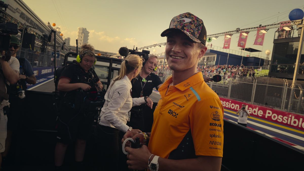 Lando Norris in Formula 1: Drive to Survive Season 7