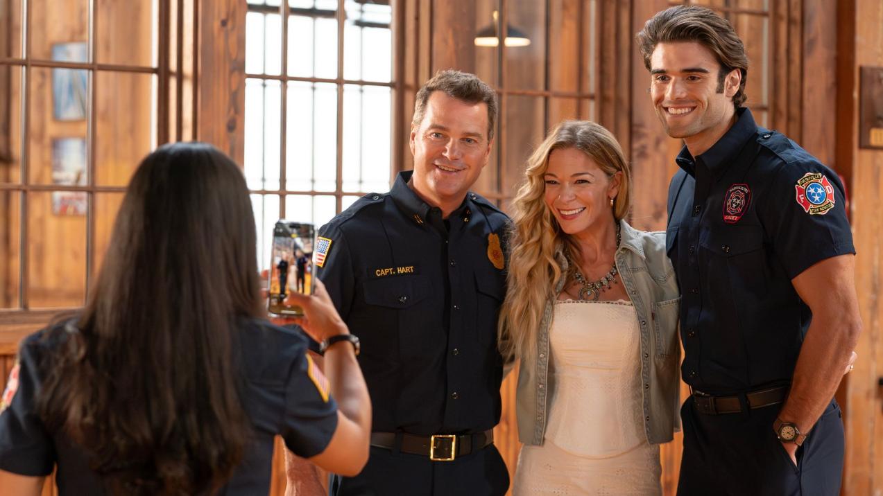 9-1-1: NASHVILLE – “Pipe Dreams” – Dixie’s worsening polyps push her to take matters into her own hands. Don and Blythe’s marriage is put to the test, while Ryan and Samantha reconnect. THURSDAY, JAN. 22 (9:00-10:00 p.m. EST) on ABC. (Disney/Jake Giles Netter) HUNTER MCVEY, CHRIS O’DONNELL