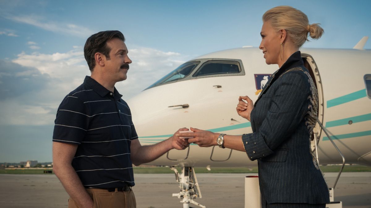 Ted Lasso Season 4 - Jason Sudeikis and Hannah Waddingham